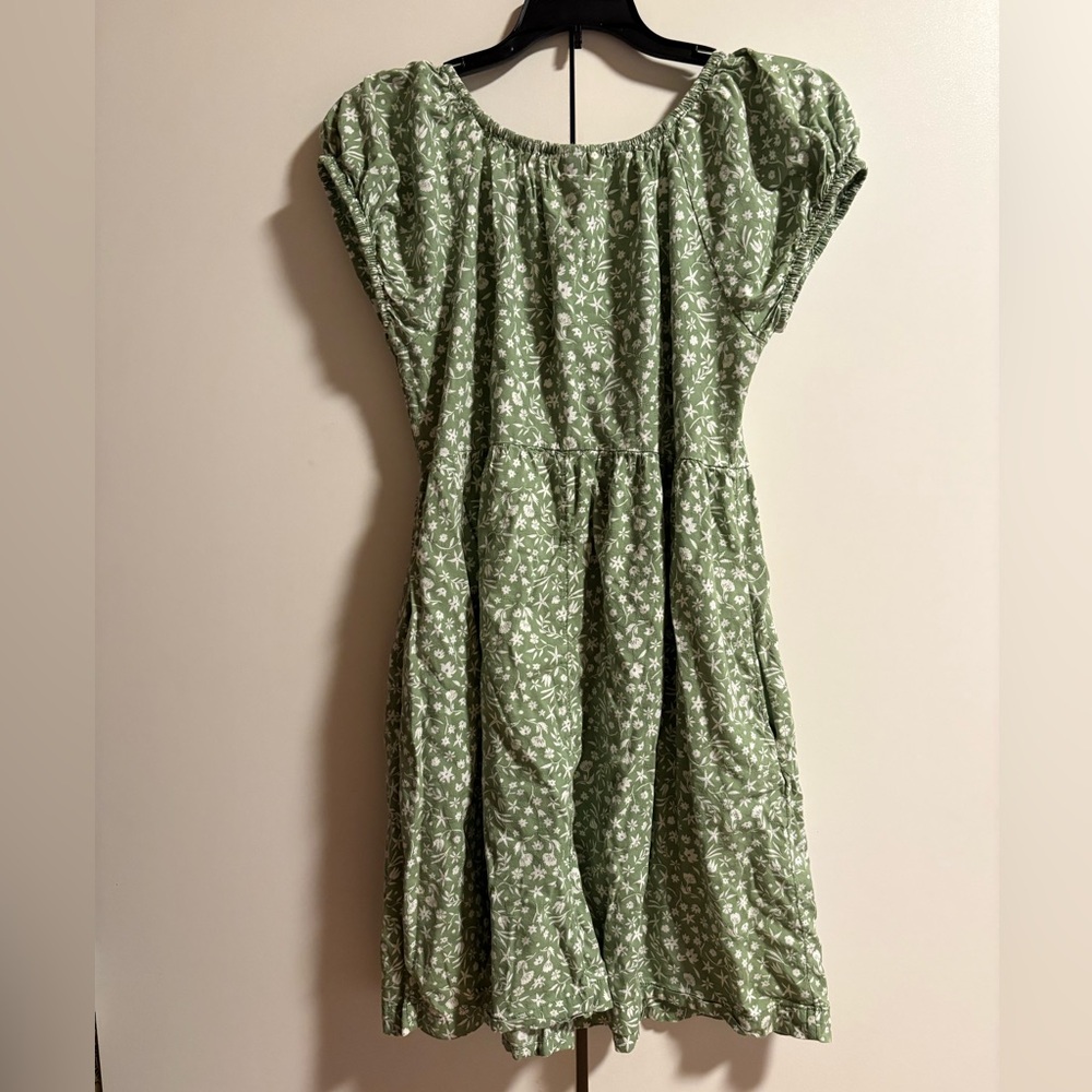 Universal Threads Green Floral Women's Dress - Picture 6 of 7